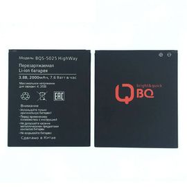 Аккумулятор BQ для BQS-5025 Highway 2000 мАч 