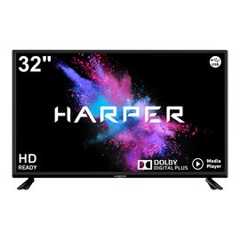  32" Телевизор Harper 32R490T чёрный 1366x768, HD READY, 50 Гц 