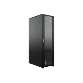  Шкаф серверный NTSS Премиум (NTSS-R42U80100GS-BL) напольный 42U 800x1000мм пер.дв.стекл металл 900кг черный 910мм 160кг 1987мм IP20 сталь 