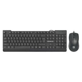  Клавиатура + мышь DEFENDER York C-777 45779, черный 