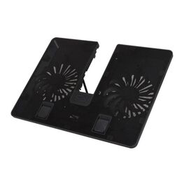  Подставка для ноутбука до 15.6" Deepcool U PAL Black, 2 вентилятора: 140 мм, уровень шума: 2.6 — 26.3 дБ, сквозной порт USB 3.0, 6 углов наклона, металлическая сетка 