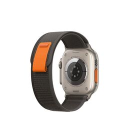  Ремешок HOCO WA14 Original для умных часов APPLE Watch 44/45/46/49mm нейлон чёрный, оранжевый 